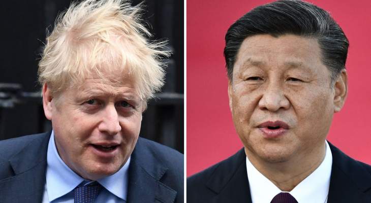 رئيس الصين ورئيس وزراء بريطانيا بحثا بالمستجدات في أفغانستان وملفات حقوق الإنسان وتغيرات المناخ والتعاون الاقتصادي