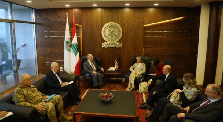 سليم التقى وفدا من مجلس الشيوخ الإيطالي وأكد أهمية أن يساند المجتمع الدولي لبنان في عودة النازحين السوريين