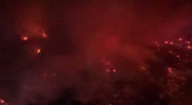 الدفاع المدني: اخماد حريق شب في اعشاب يابسة واشجار برية في المتن