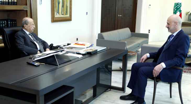 الرئيس عون عرض مع المولوي للأوضاع الأمنية والتحضيرات للانتخابات النيابية