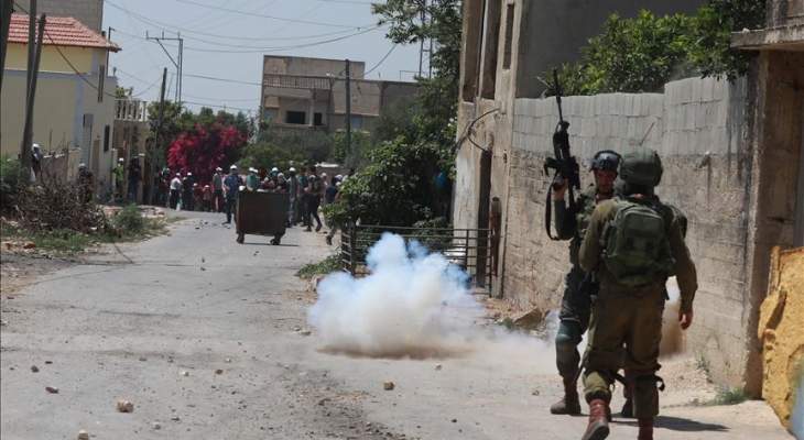 مواجهات بين فلسطينيين والجيش الإسرائيلي بالضفة اعتراضا على خطة الضم