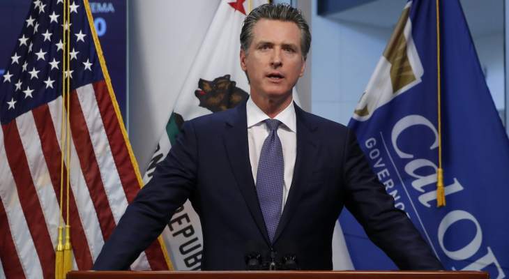 حاكم كاليفورنيا: زيادة حالات كورونا بمستشفيات الولاية إلى المثلَين في 4 أيام