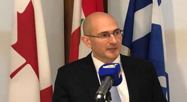 قنصل لبنان في كندا: الاستعدادات اللوجستية انتهت لتسري العملية بكل سهولة