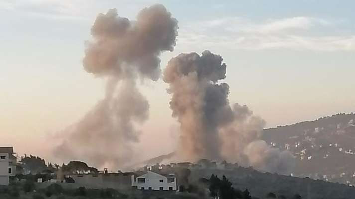 "النشرة": الطيران الحربي الإسرائيلي قصف بلدة كفركلا في جنوب لبنان