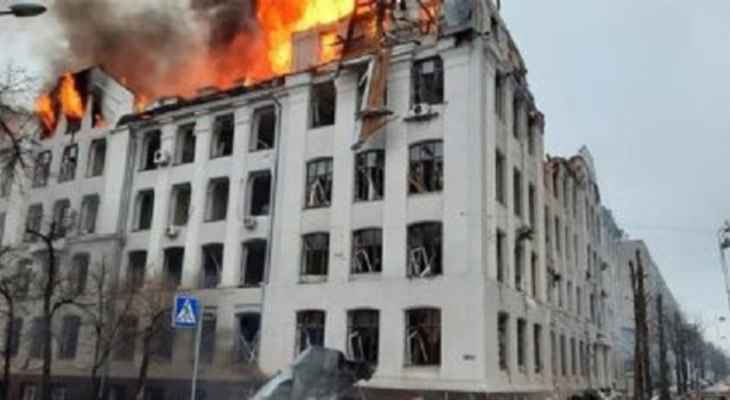 "الجزيرة": سقوط عشرات الصواريخ على مجمع سكني في مدينة زابوروجيا بأوكرانيا