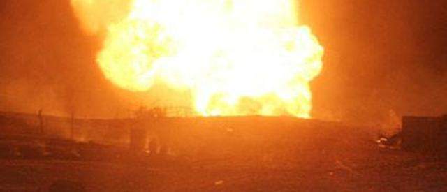 انفجار داخل مخزن للأسلحة تابع للحشد الشعبي العراقي في بغداد