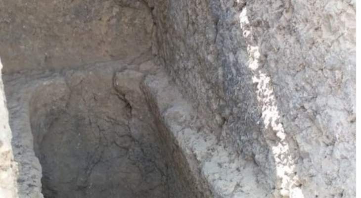 النشرة: العثور على ناووس يعود للعهد الروماني خلال القيام بأعمال حفر في حاصبيا
