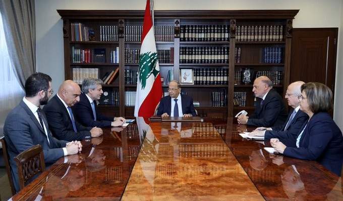 الرئيس عون استقبل وفداً من مستوردي الدواء في لبنان