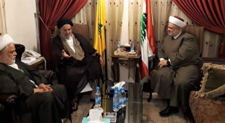 منسق عام جبهة العمل الاسلامي التقى رئيس المجلس السياسي في حزب الله