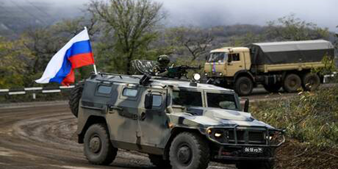 الدفاع الروسية: قوات حفظ السلام في قرة باغ تعمل لإعادة الحياة اليه