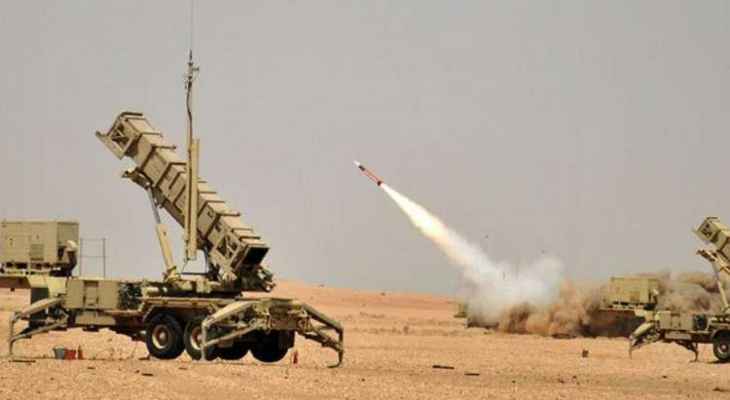 الدفاع الجوي السعودي دمر صاروخاً بالستياً أطلق بإتجاه الرياض