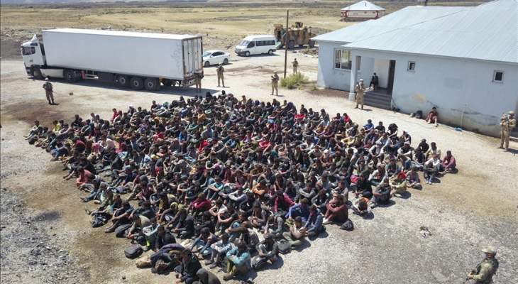 قوات الدرك التركية ضبطت 300 مهاجر غير نظامي شرقي تركيا