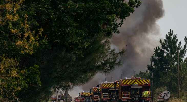 الحرائق المندلعة دمرت 17 ألف هكتار من الغطاء النباتي في فرنسا