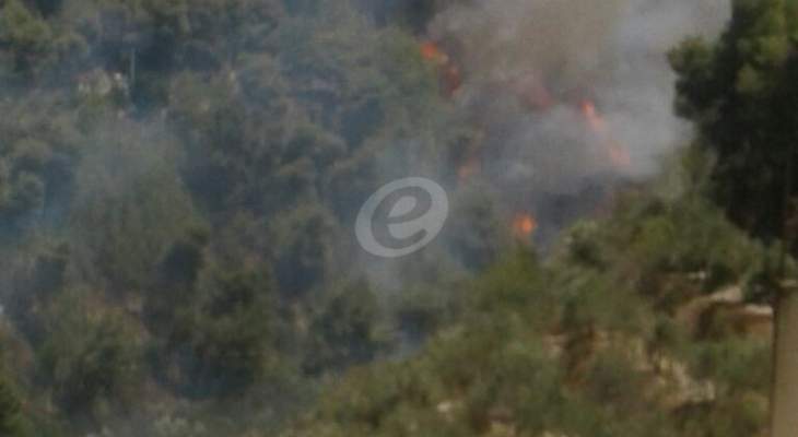 الجيش: اخماد حرائق شبت يوم أمس في خراج عدد من البلدات
