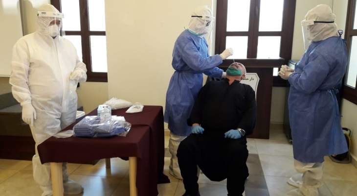 النشرة: فريق من وزارة الصحة أجرى 40 فحصPCR عشوائي في حاصبيا