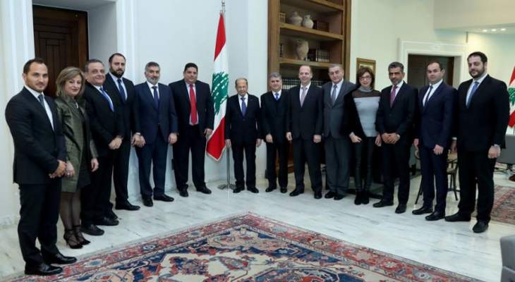 الرئيس عون:العمل الانمائي سيشهد بعد تشكيل الحكومة خطوات تنفيذية تشمل كل لبنان 