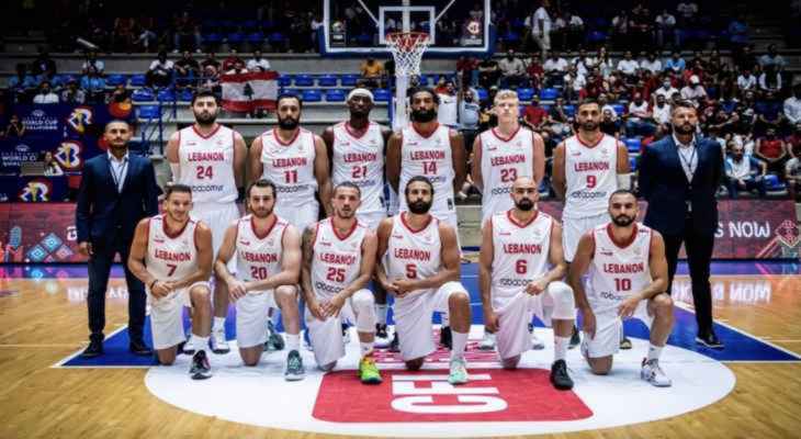 منتخب لبنان لكرة السلة يواجه فرنسا وكندا ولاتفيا في دور المجموعات لبطولة كأس العالم 2023