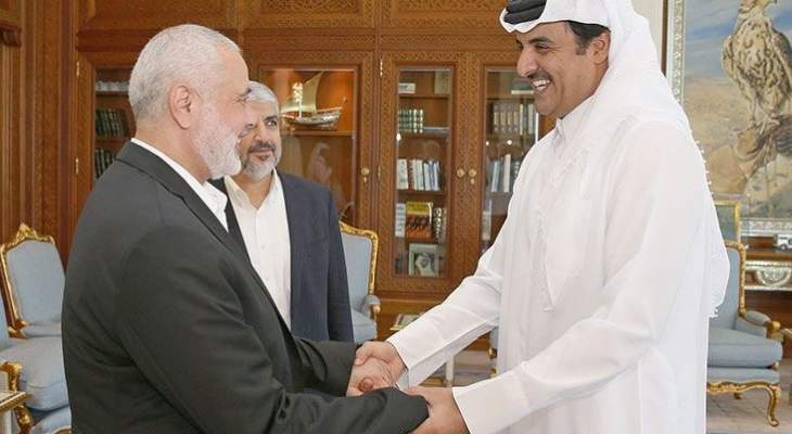 هنية يشكر أمير قطر لتخصيص نصف مليار دولار لإعادة إعمار قطاع غزة