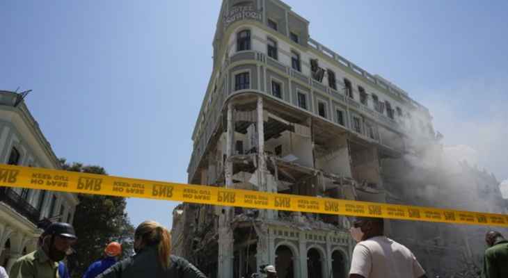 الرئاسة الكوبية أعلنت ارتفاع حصيلة انفجار الفندق في هافانا إلى ثمانية قتلى ونحو ثلاثين جريحا
