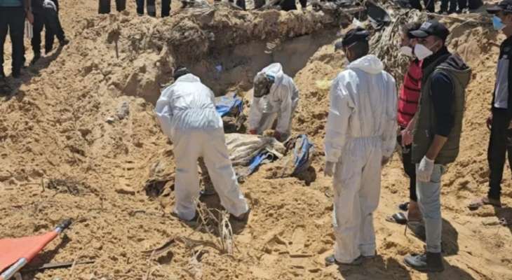 الاتحاد الاوروبي طالب بتحقيق مستقل بعد اكتشاف مقابر جماعية في مستشفيين بغزة دمّرتهما إسرائيل