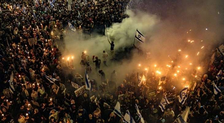 احتجاجات واسعة مناهضة لحكومة نتانياهو في القدس ومواجهات بين علمانيين وحريديين
