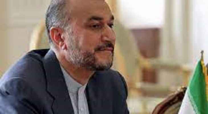 وزير الخارجية الإيراني تسلم رسالة خطية من نظيره الإماراتي يدعوه فيها للمزيد من تطوير العلاقات