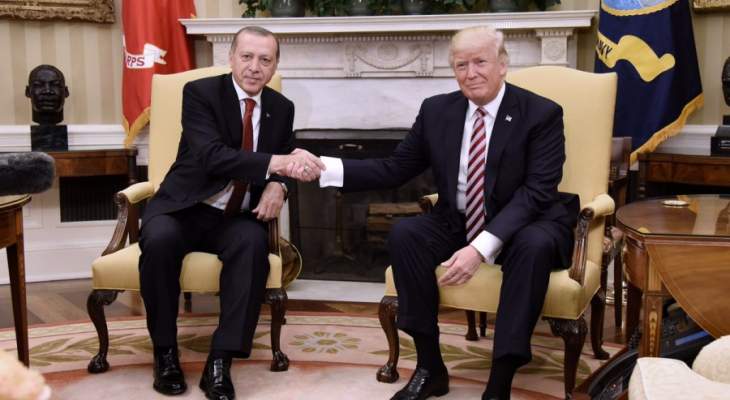 الرئاسة التركية: أردوغان بحثا هاتفيا مع ترامب المنطقة الآمنة شرق الفرات