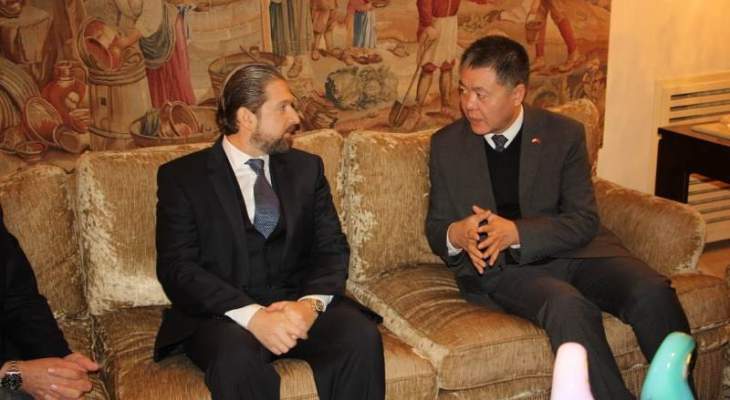 كرامي استقبل سفير الصين: غياب شبه كامل للدولة ومشاريعها عن طرابلس  