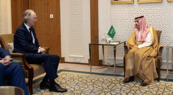 وزير الخارجية السعودية بحث مع المبعوث الأممي إلى سوريا بالجهود المبذولة للوصول إلى حل سياسي هناك