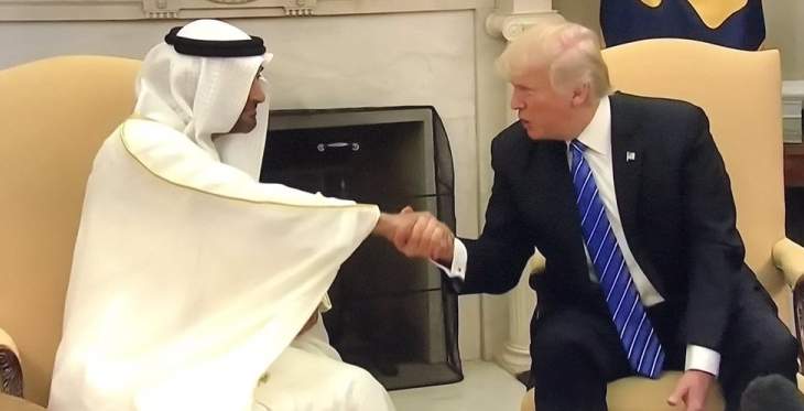 وصول ولي عهد أبو ظبي إلى البيت الأبيض للقاء ترامب