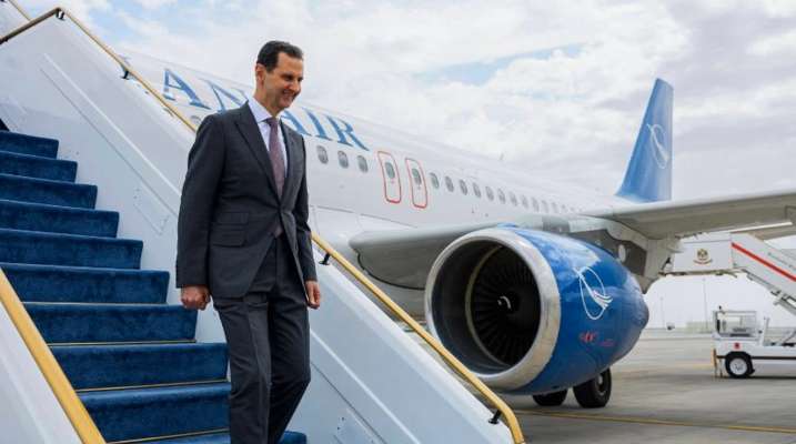 الرئيس السوري بشار الأسد وصل إلى مطار جدة للمشاركة في القمة العربية