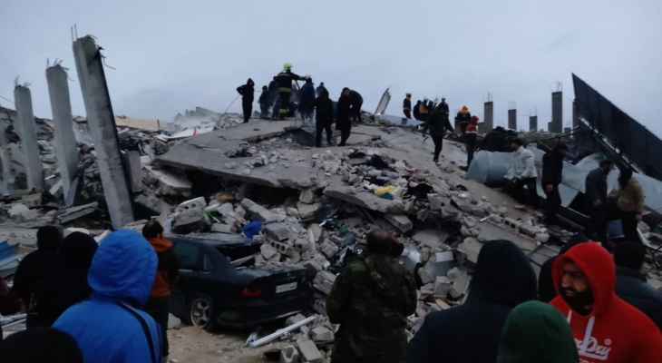 الصحة السورية: ارتفاع عدد ضحايا الزلزال في سوريا إلى 111 قتيلا و516 مصابا