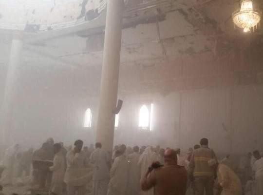 بدء مراسم تشييع ضحايا تفجير مسجد الإمام الصادق في الكويت