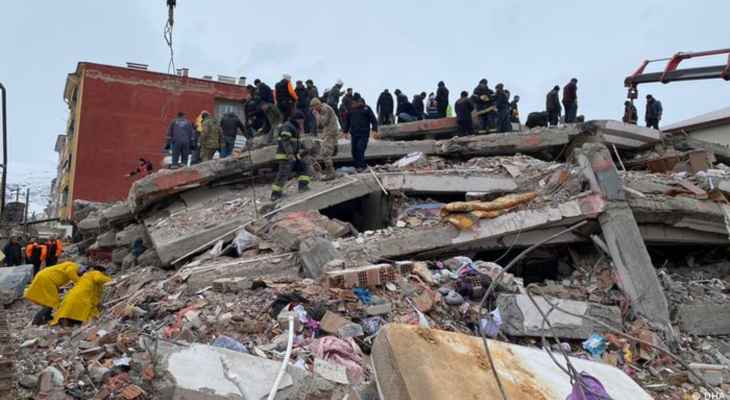 إدارة الطوارئ والكوارث التركية: ارتفاع عدد ضحايا الزلزال إلى 44,218 قتيلاً