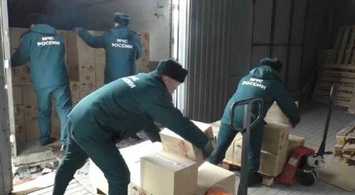 الطوارئ الروسية: تسليم أكثر من 650 طناً من المساعدات الإنسانية إلى دونيتسك ولوغانسك ومدن أوكرانية