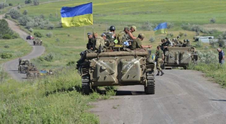 قوات أوكرانيا:قوات الدفاع بدونباس خرقت نظام الهدنة 14 مرة الليلة الماضية
