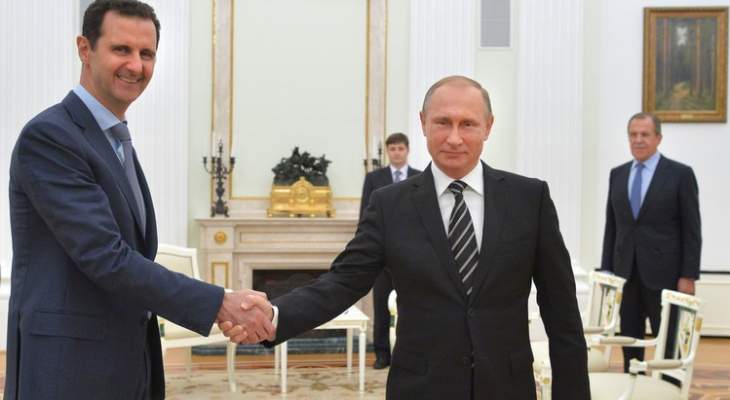 الأسد زار موسكو سرّاً... وتسوية لسوريا ولبنان وإسرائيل