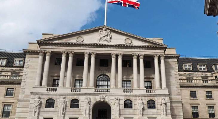 بنك إنكلترا: المصارف البريطانية قادرة على الصمود أمام المخاطر وقد نشهد اضطرابات بالخدمات المالية