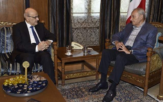 بري التقى الأمين العام للمجلس الأعلى اللبناني-السوري ورئيس مصرف الإسكان