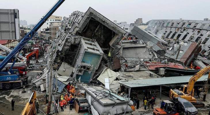 ارتفاع حصيلة ضحايا زلزال تايوان إلى 94 شخصا