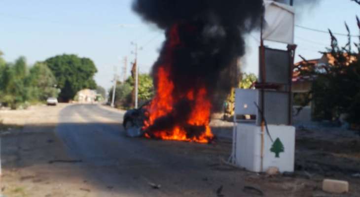 النشرة: معلومات اولية عن سقوط شهيد باستهداف سيارة في بيوت السياد في جنوب لبنان