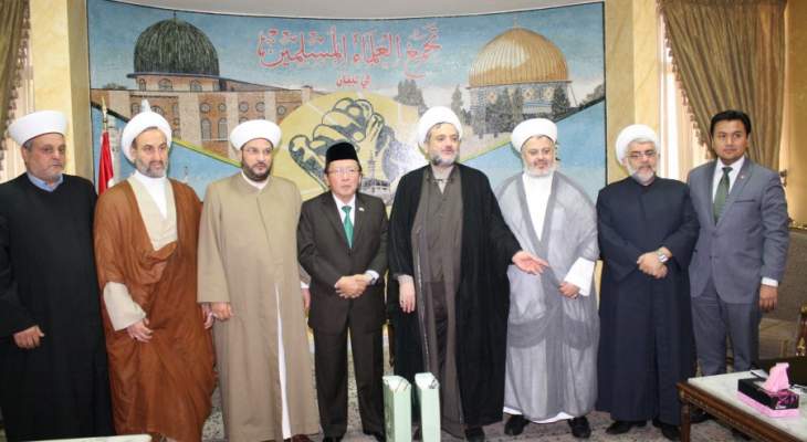 السفير الاندونيسي الجديد زار تجمع العلماء المسلمين