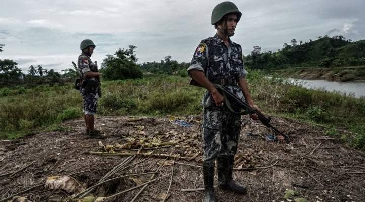 مقتل تسعة عناصر شرطة بورميين في هجوم في راخين