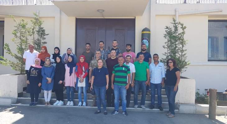 دورات تدريبية لاعداد ناشط للتوعية من مخاطر الألغام للجمعية اللبنانية للرعاية الصحية