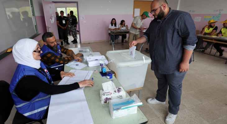 "النشرة": نسبة الاقتراع في بيروت الثانية حسب ماكينة "المشاريع" وصلت إلى حدود 11,8%
