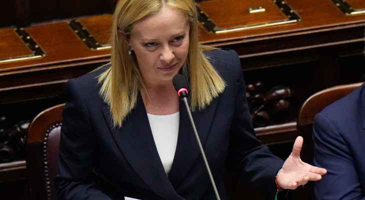 "أنسا": البرلمان الإيطالي وافق على منح الثقة للحكومة برئاسة جيورجيا ميلوني بأغلبية 235 صوتا
