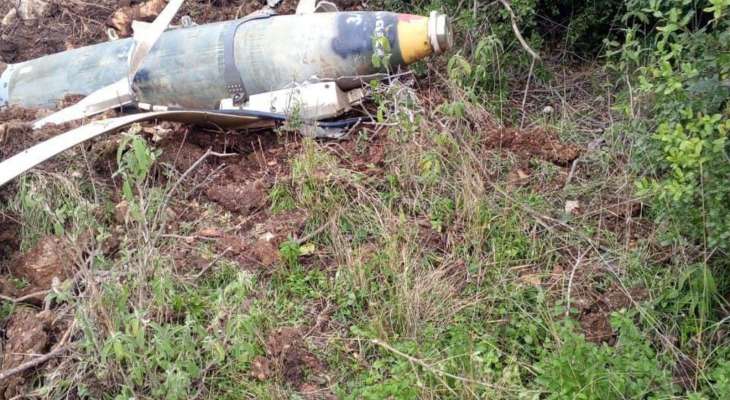 العثور على صاروخ غير منفجر في بلدة حبشيت في عكار لم يعرف مصدره