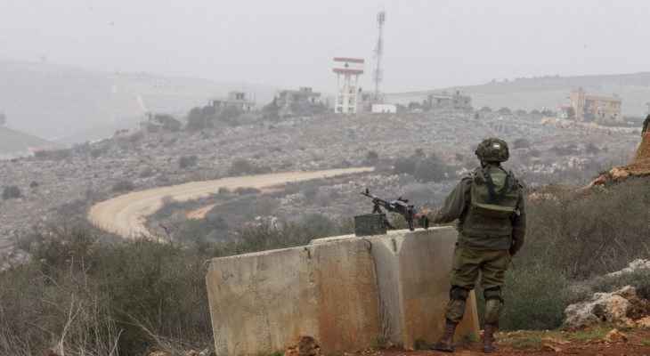 الجيش الإسرائيلي ركب شريط شائك أعلى الجدار قبالة بلدة عديسة