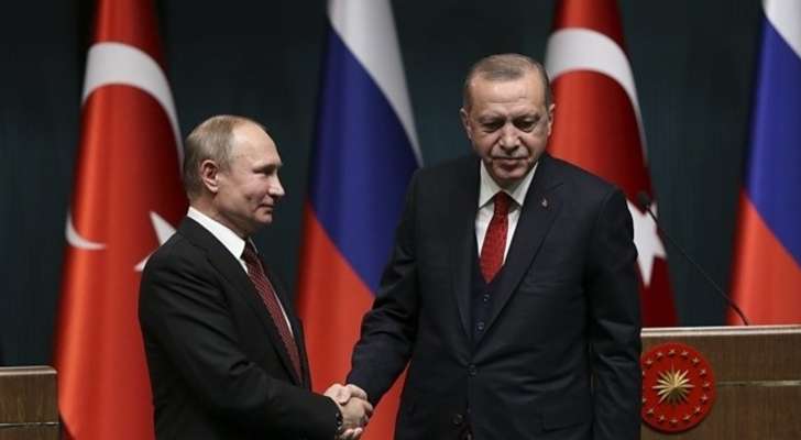 بوتين التقى أردوغان: 25 بالمئة من إمدادات الغاز الروسي إلى تركيا ستدفع بالروبل
