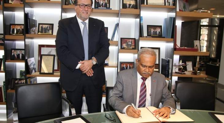 شقير عرض مع وزير خارجية جزر المالديف تنمية العلاقات الاقتصادية بين البلدين